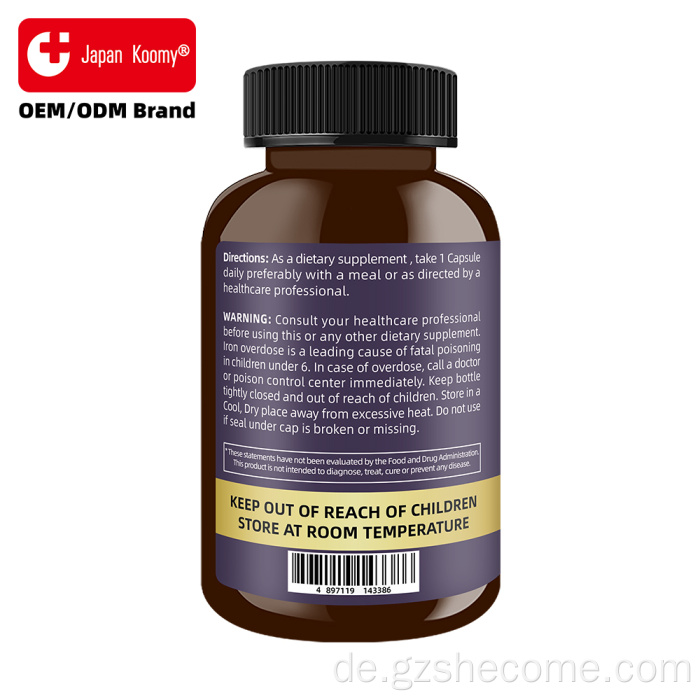 Eisenergänzung 65 mg mit Vitamin C.